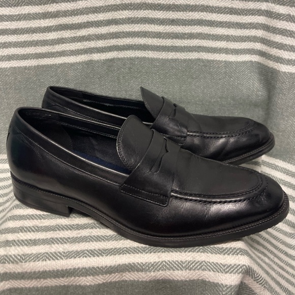 Cole Haan Other - Cole Haan Modern‎ Essentials Black Leather Penny Loafer sz 12